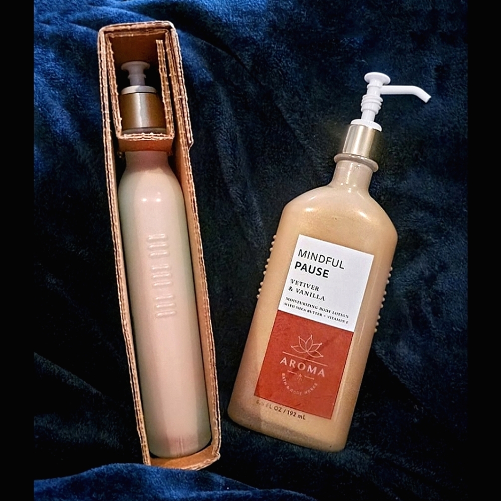 Bath & Body Works 2 DISCONTINUED Lotion Vetiver & Vanilla Mindful Pause